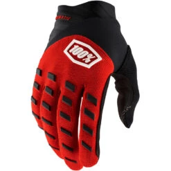100 Percent Airmatic Youth Glove - Youth S - Red - Black - 2021