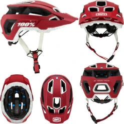 100 Percent Altec Helmet - S/M - Deep Red - 2022