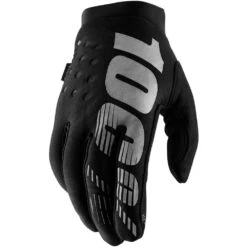 100 Percent Brisker Women's Glove - L - Black - Grey - 2021
