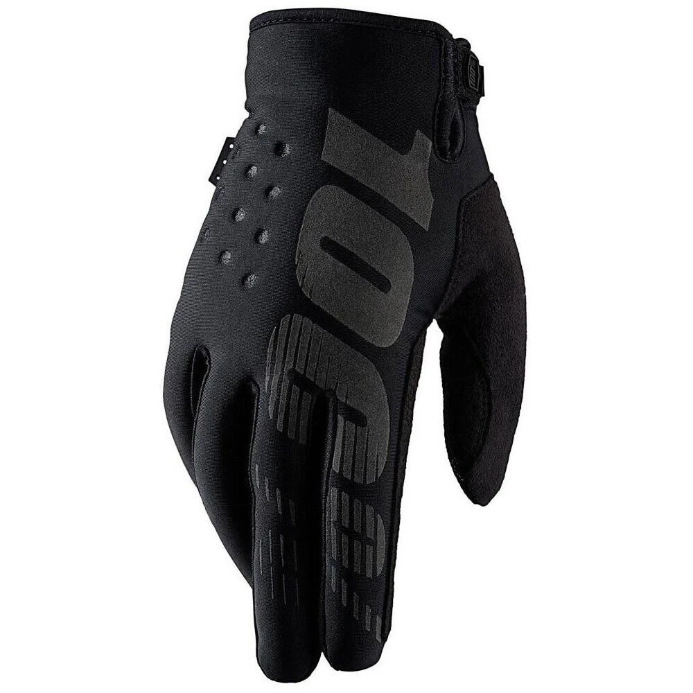 100 Percent Brisker Youth Glove - XL - Black - Grey - 2021 3 100 Percent Brisker Youth Glove - XL - Black - Grey - 2021