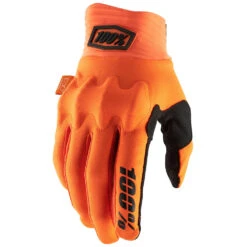 100 Percent Cognito Smart Shock Glove - 2XL - Fluro Orange - 2023