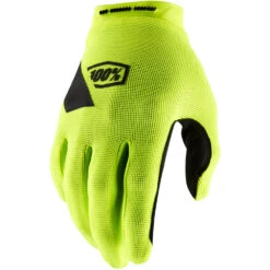 100 Percent RideCamp Glove - S - Fluo Yellow - 2023