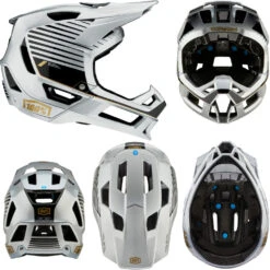 100 Percent Trajecta Full Face Helmet - S - Ranelagh Silver - 2023