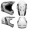 Bell Sanction Helmet - S - Matte Black - White - AS-NZS 2063-2008 Standard - 2022 -Bicycle Related Products Bell Sanction Helmet Matte Black White 2022 02 b80c5e94 1e72 4132 9809 d87db553acee