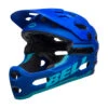 Bell Super 3R MIPS Helmet - S - Matte Blue - Bright Blue - AS-NZS 2063-2008 Standard