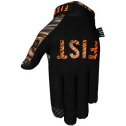 Fist Handwear Tiger Youth Strapped Glove - Youth L - Tiger -Bicycle Related Products Fist Handwear Tiger Youth Strapped Glove Tiger 02