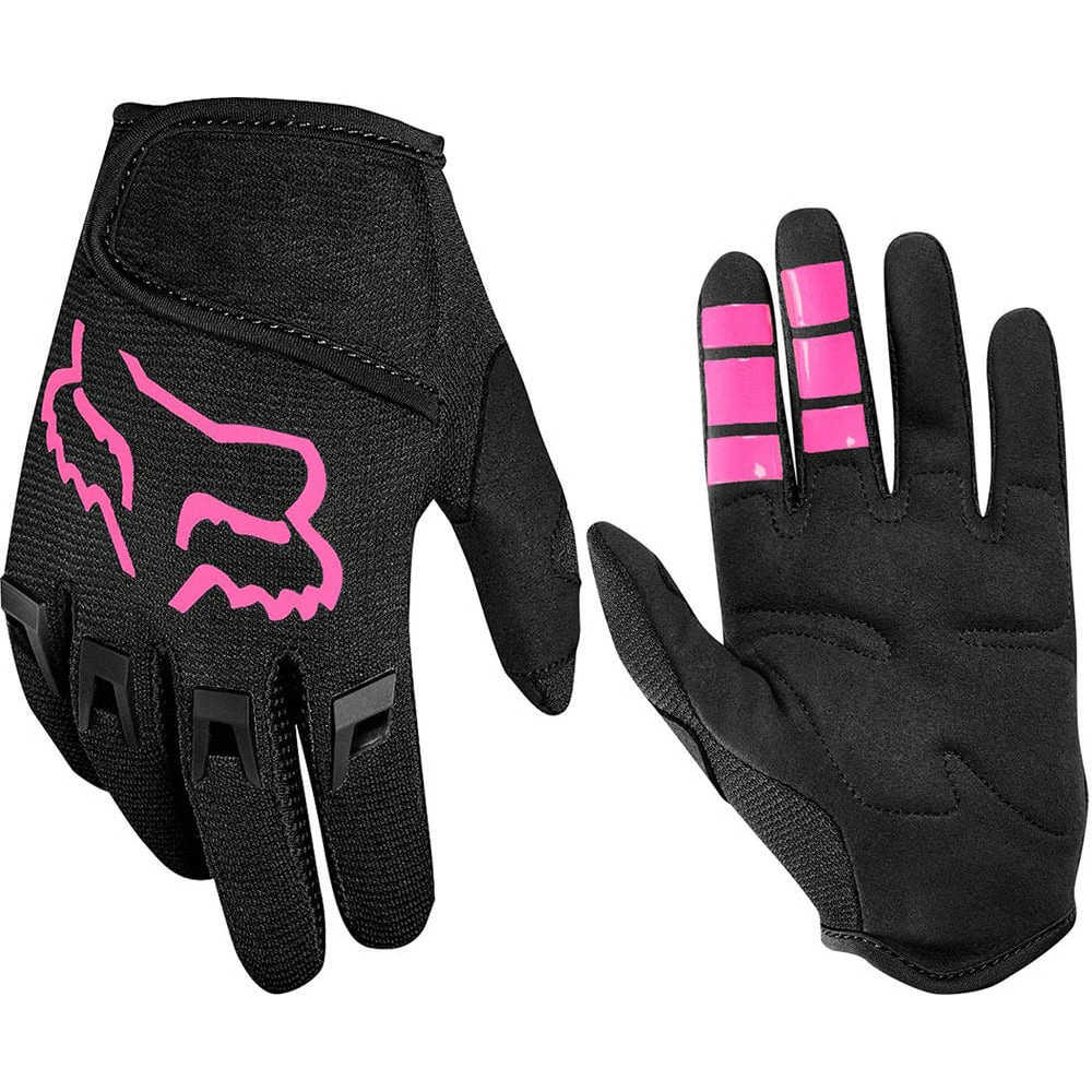 Fox Dirtpaw Kids Gloves - Kids S - Black - Pink - 2022 3 Fox Dirtpaw Kids Gloves - Kids S - Black - Pink - 2022