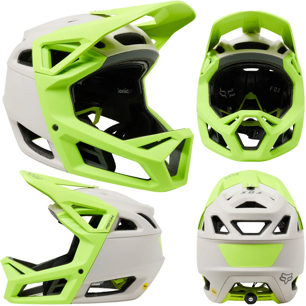 Fox Proframe RS MIPS Helmet - L - Mhdrn Vintage White - 2022 3 Fox Proframe RS MIPS Helmet - L - Mhdrn Vintage White - 2022
