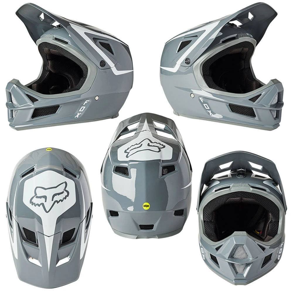 Fox Rampage Comp Helmet - XL - Repeater Pewter - AS-NZS 2063-2008 Standard - 2021 4 Fox Rampage Comp Helmet - XL - Repeater Pewter - AS-NZS 2063-2008 Standard - 2021 - Image 2