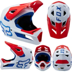 Fox Rampage MIPS Youth Helmet - Youth L - Ceshyn White - 2022