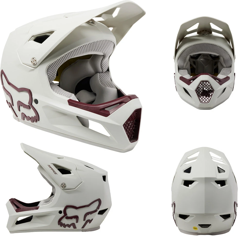 Fox Rampage MIPS Youth Helmet - Youth S - Vintage White - 2022 3 Fox Rampage MIPS Youth Helmet - Youth S - Vintage White - 2022