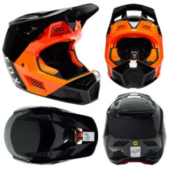 Fox Rampage Pro Carbon Helmet - XL - Fuel Black - AS-NZS 2063-2008 Standard - 2022