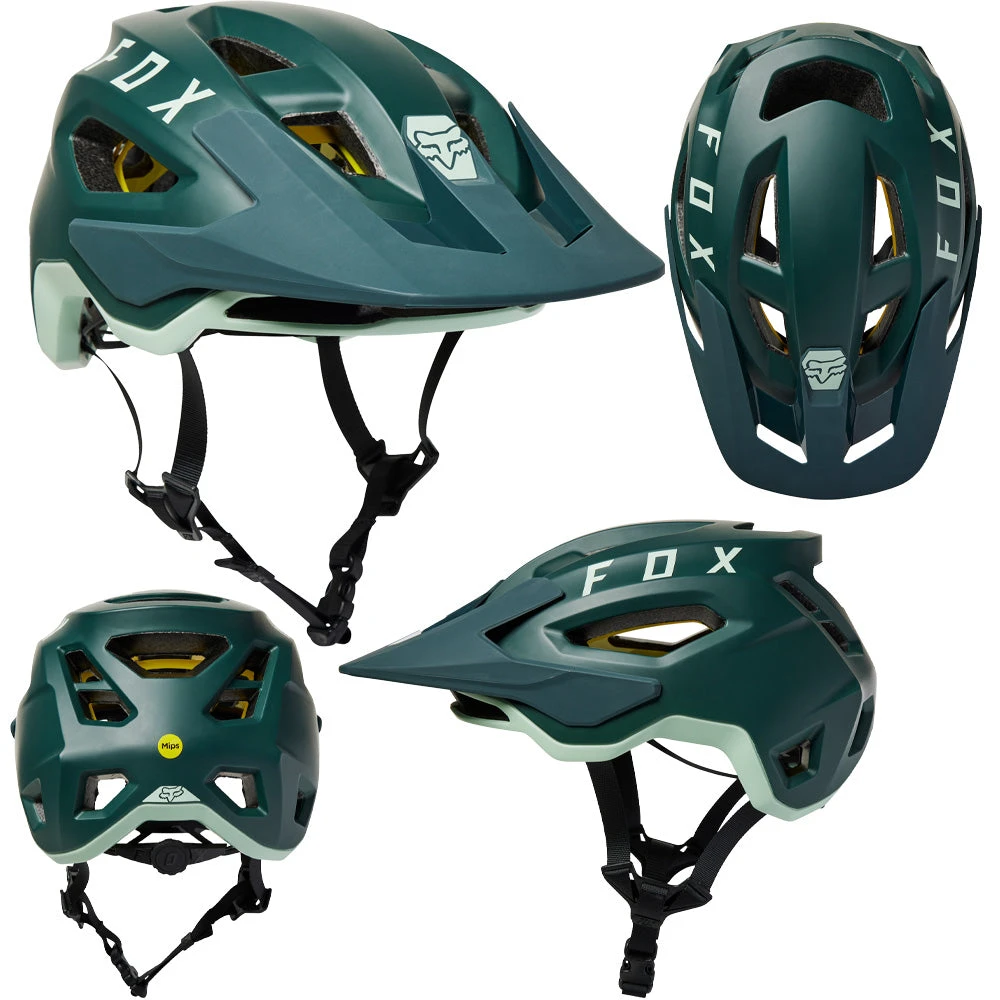 Fox Speedframe MIPS Helmet - S - Emerald - 2022 3 Fox Speedframe MIPS Helmet - S - Emerald - 2022