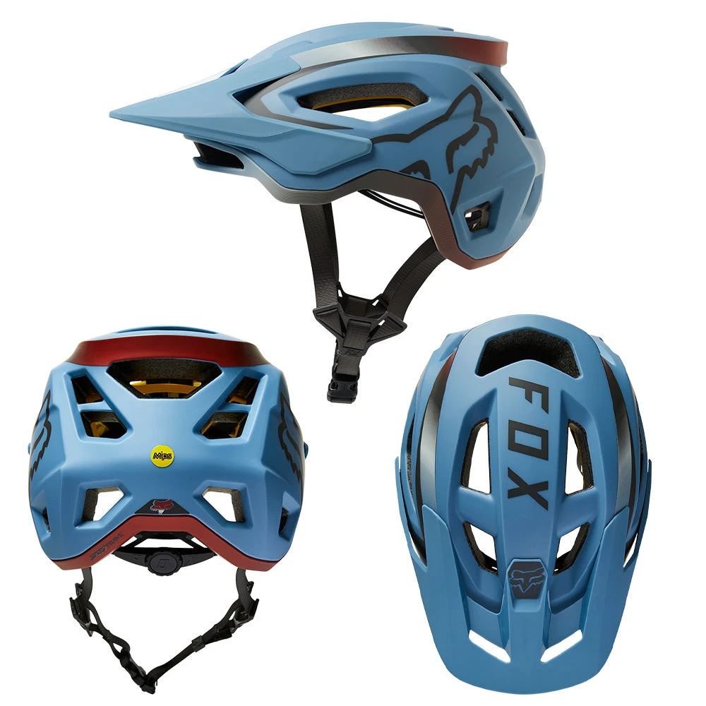 Fox Speedframe MIPS Helmet - L - Vnish Dusty Blue - AS-NZSÂ 2063-2008 Standard - 2022 4 Fox Speedframe MIPS Helmet - L - Vnish Dusty Blue - AS-NZSÂ 2063-2008 Standard - 2022 - Image 2