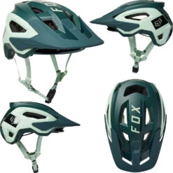 Fox Speedframe Pro MIPS Helmet - L - Blocked Sea Foam - 2022