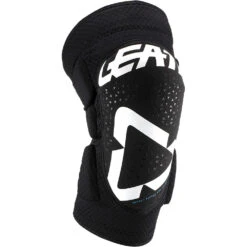 Leatt 3DF 5.0 Knee Pads - Child - One Size Fits Most - Black - White - 2021 -Bicycle Related Products Leatt 3DF 5.0 Knee Pads Black White 2020 02