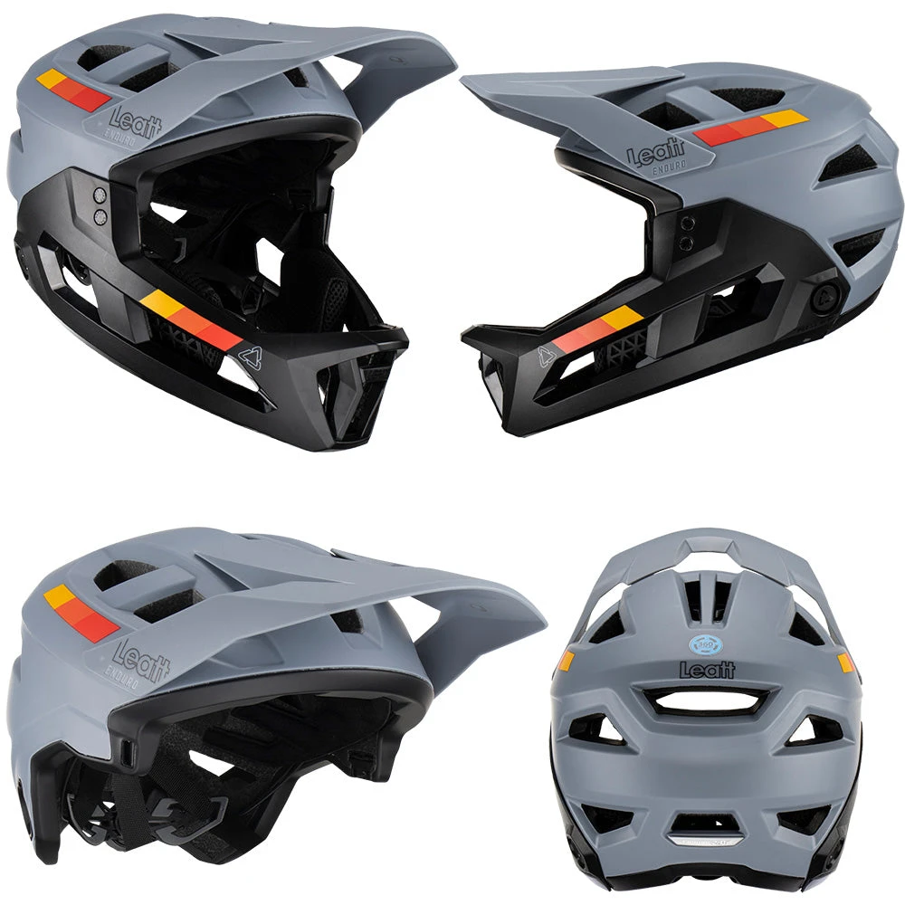 Leatt MTB Enduro 2.0 Helmet - L - Titanium - 2023 3 Leatt MTB Enduro 2.0 Helmet - L - Titanium - 2023