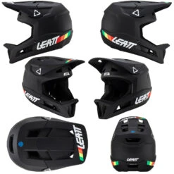 Leatt MTB Gravity 1.0 Helmet - M - Black - 2023