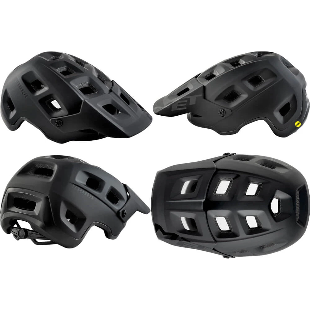 Met Terranova MIPS Helmet - L - Matte Black - Black 4 Met Terranova MIPS Helmet - L - Matte Black - Black - Image 2