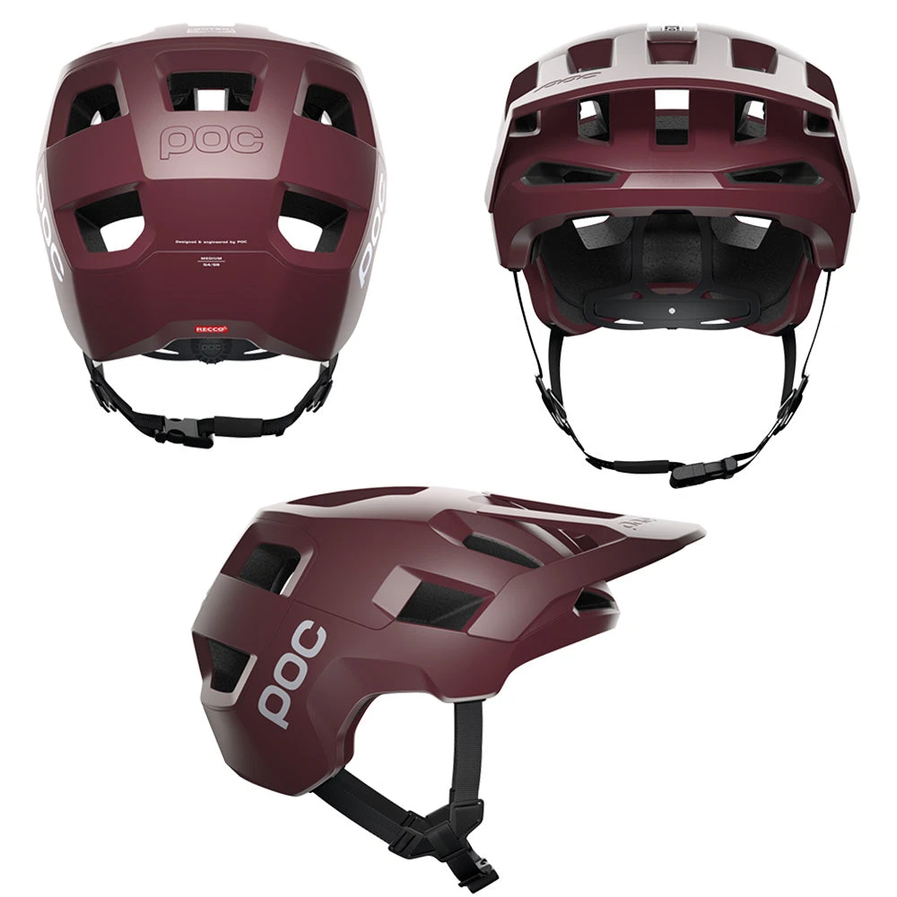 POC Kortal Helmet - M-L - Propylene Red Matte - 2021 4 POC Kortal Helmet - M-L - Propylene Red Matte - 2021 - Image 2