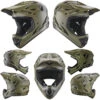 Seven 7 IDP M1 Youth Full Face Helmet - Youth L - Army Green