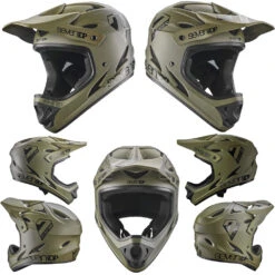 Seven 7 IDP M1 Youth Full Face Helmet - Youth L - Army Green