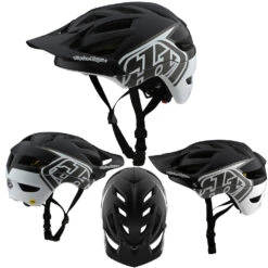 TLD A1 MIPS Helmet - XL-2XL - Classic Black - White - 2022