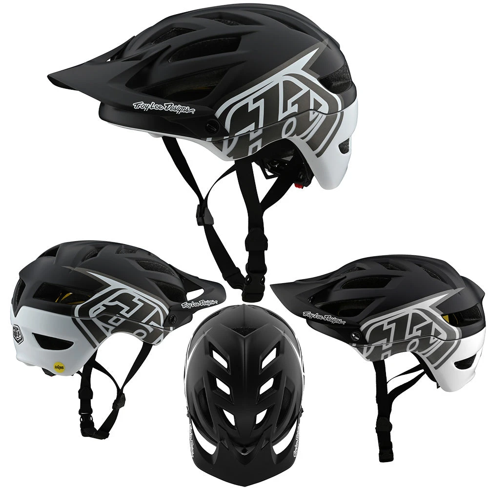 TLD A1 MIPS Helmet - XL-2XL - Classic Black - White - 2022 3 TLD A1 MIPS Helmet - XL-2XL - Classic Black - White - 2022