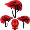 TLD A1 Helmet - M-L - Drone Fire Red - 2022 -Bicycle Related Products TLD A1 MIPS Helmet Drone Fire Red 2022