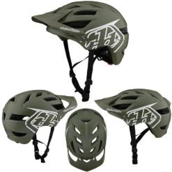 TLD A1 Helmet - S - Drone Steel Green - 2022