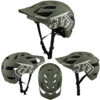 TLD A1 Helmet - XS - Drone Steel Green - 2022