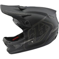 TLD D3 Fiberlite Helmet - 2XL - Matte Mono Black - 2022