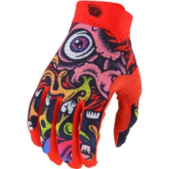 TLD Youth Air Gloves - Youth XL - Bigfoot Red - Navy - 2022
