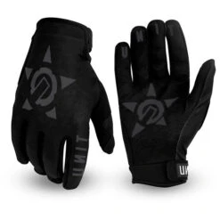 Unit Fixed Youth Gloves - L - Black - 2022